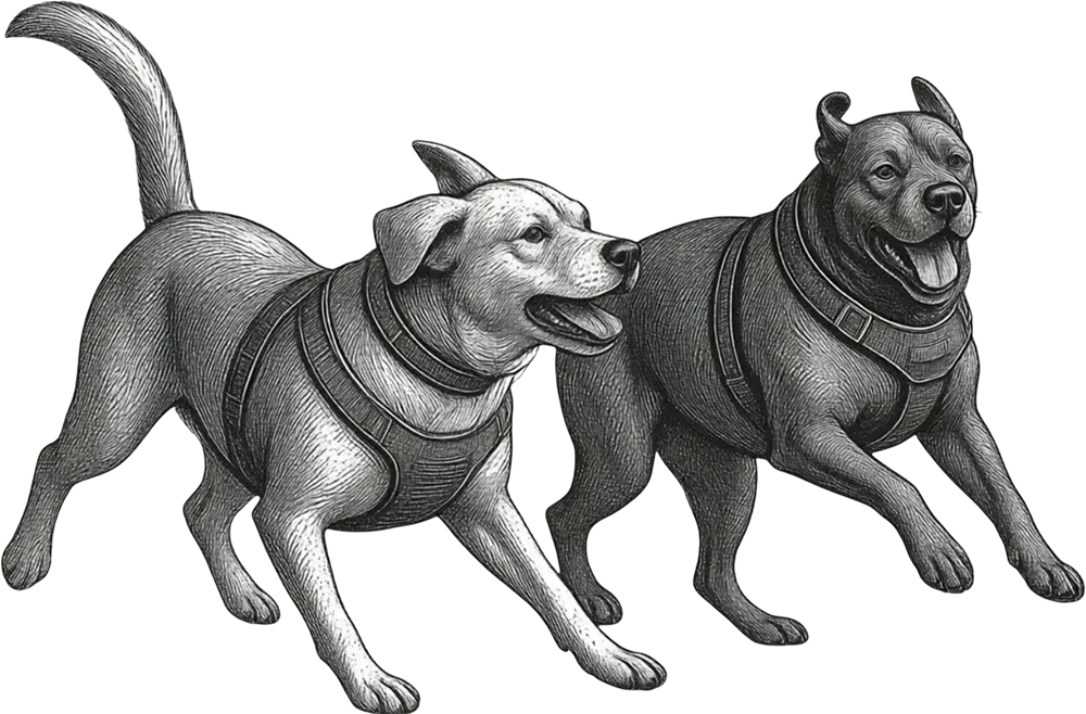 dogs-drawing